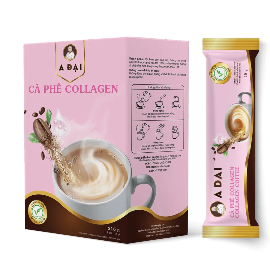 Cà phê Collagen - A Đại