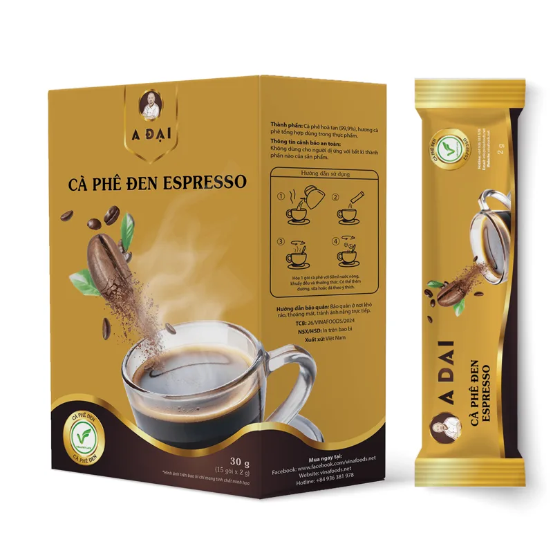 Cà phê đen Espresso - A Đại