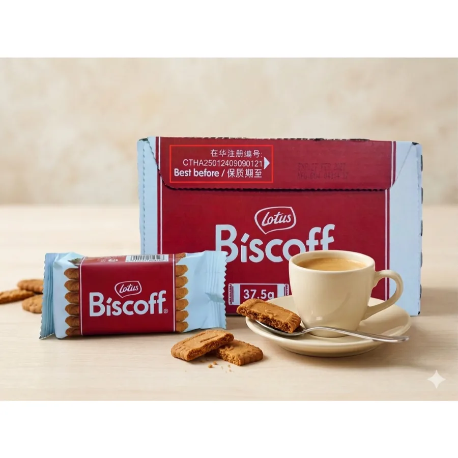 Bánh quy Lotus Biscoff (hộp 12 gói) - ảnh 3
