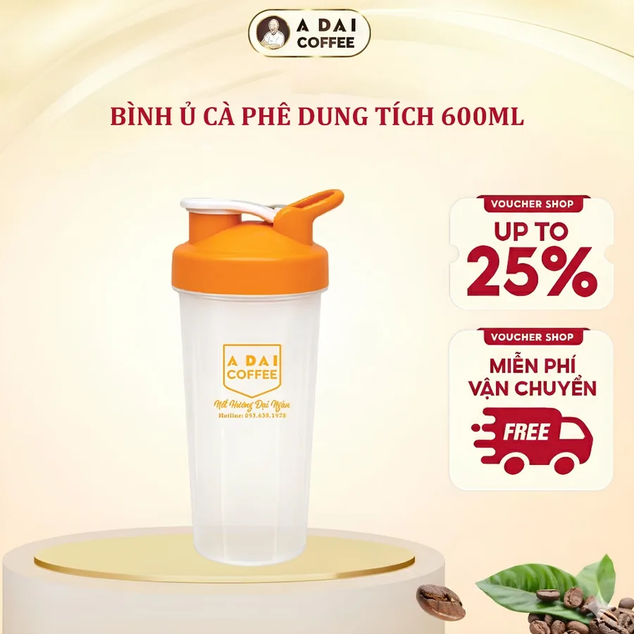 Bình nhựa ủ cà phê Cold Brew 600ml - A Đại