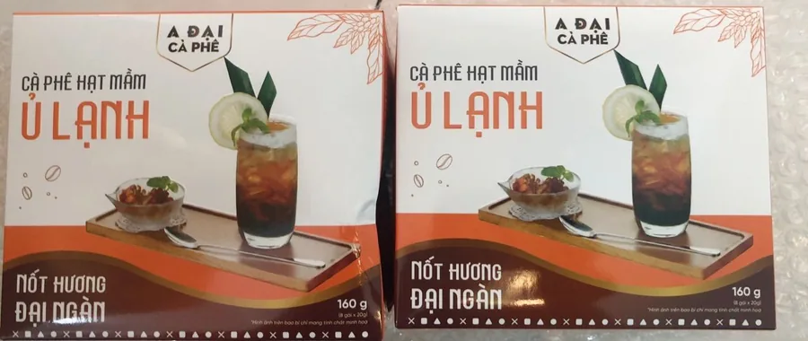 Cà phê hạt mầm ủ lạnh (hộp 8 gói + túi bánh Biscoff 25 chiếc) - ảnh 5